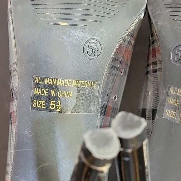 WILD DIVA PLAID POINTED TOE HIGH HEEL STILETTOS PUMP S2 - Picture 14 of 16